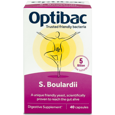 Saccharomyces Boulardii 40 capsules - OptiBac - welzo