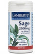 Sage 2500mg 90 Tabs - Lamberts - welzo