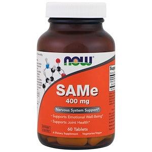 SAMe 400 mg - 60 Tablets - Now Foods - welzo