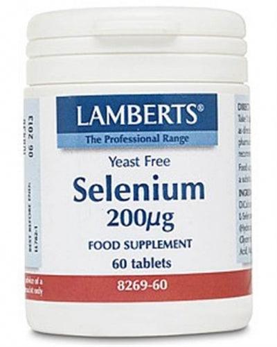 Selenium 200mcg - 60 Tabs - Lamberts - welzo