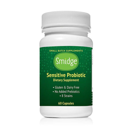 Sensitive Probiotic capsules (formerly Organic 3 GutPro capsules) - 60 Capsules - Smidgeâ„¢ - welzo