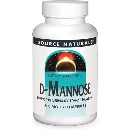 Source Naturals DMannose 500mg 60 Capsules