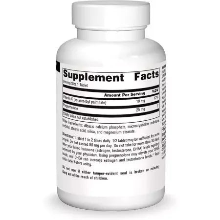 Source Naturals Pregnenolone 25mg 120 Tablets
