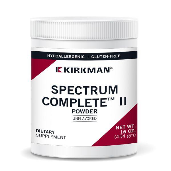 Spectrum Completeâ„¢ II Powder Hypoallergenic (Unflavoured), 454g - Kirkman Laboratories - welzo