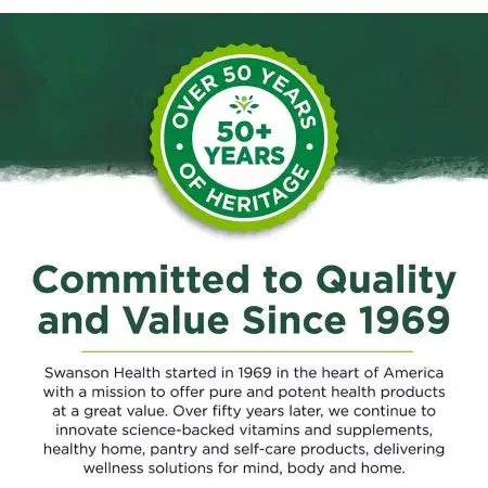Swanson Lactobacillus Rhamnosus with FOS 5 Billion CFU 60 Vegetarian DrCapsules
