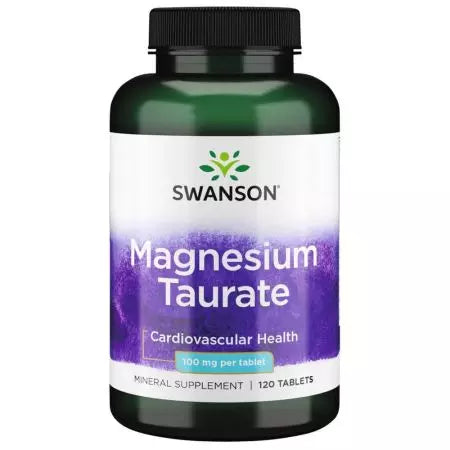 Swanson Magnesium Taurate 100mg 120 Tablets