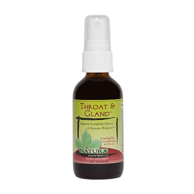 Throat and Gland Spray 2 Oz - Natura - welzo