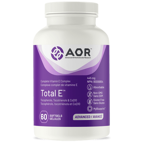 Total E - 60 Softgels - AOR - welzo