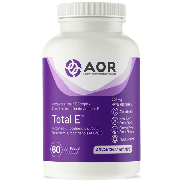 Total E - 60 Softgels - AOR - welzo