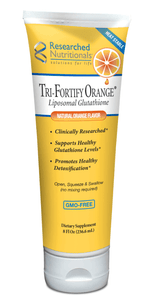 Tri-Fortify Tube (Liposomal Glutathione Vitamin C) 8 fl oz, Orange Flavour - Researched Nutritionals - SOI* - welzo