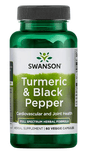 Turmeric & Black Pepper 60 Veggie Capsules - Swanson - welzo