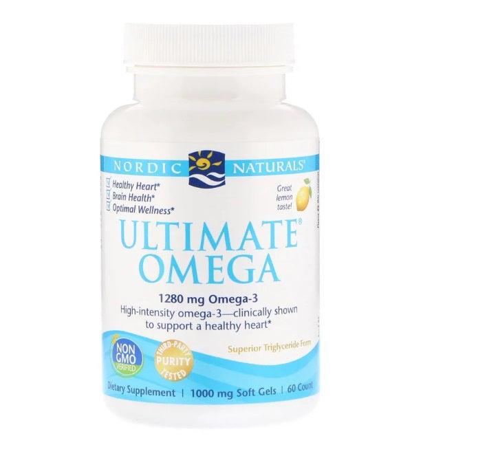 Ultimate Omega (Lemon) 60 Soft Gels - Nordic Naturals - welzo