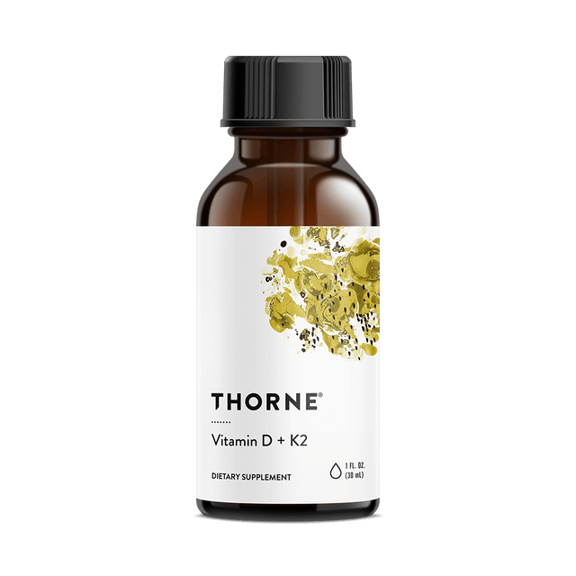 Vitamin D+K2 (D3/K2) (1oz - 30ml) - Thorne Research - welzo