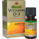 Vitamin D3 Drops, 4000 IU, 15 ml - Nature's Answer - welzo