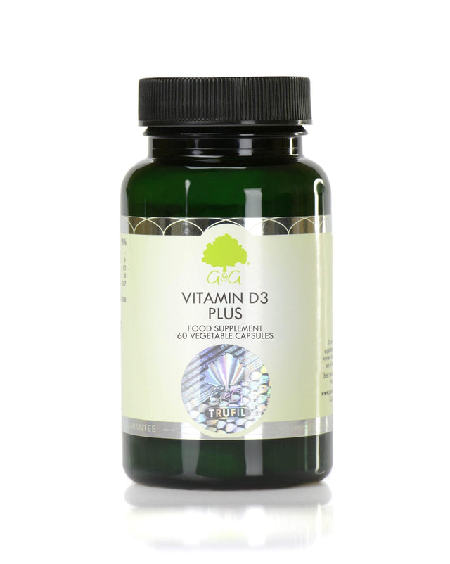 Vitamin D3 Plus 60 capsules - G&G Vitamins - welzo