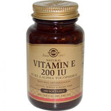 Vitamin E, 200 IU- 100 Softgels - Solgar - welzo