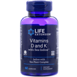 Vitamins D and K with Sea-Iodine, 60 Capsules - Life Extension - welzo