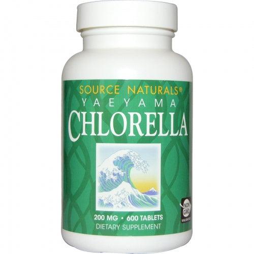 Yaeyama Chlorella (200mg) - 600 Tabs - Source Naturals - welzo