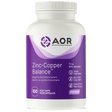 Zinc-Copper Balance -100 Capsules - AOR - welzo