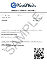 COVID-19 Outbound RT-PCR Travel Test - Official Rapid Tests